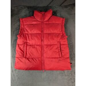 Free People Movement Pippa Red Packable‎ Puffer Vest Women's Size XL